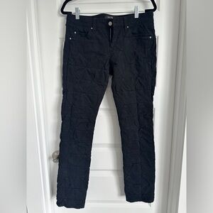 Isabel Marant Black Jeans with Textured Design Size 40FR